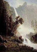 Albert Bierstadt Bridal Veil Falls. Yosemite oil on canvas